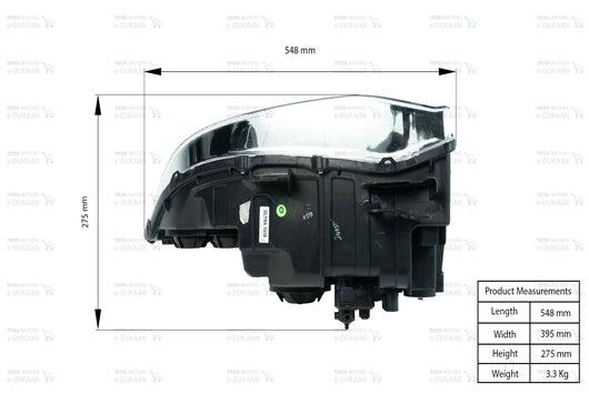 Head Lamp Left Hand Side - TATA ULTRA T14