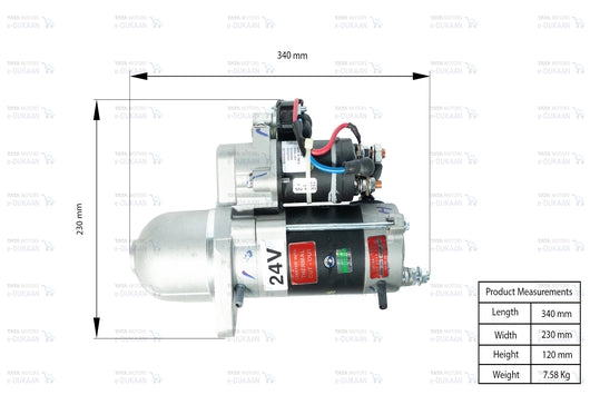 Starter Motor - TATA ULTRA T14