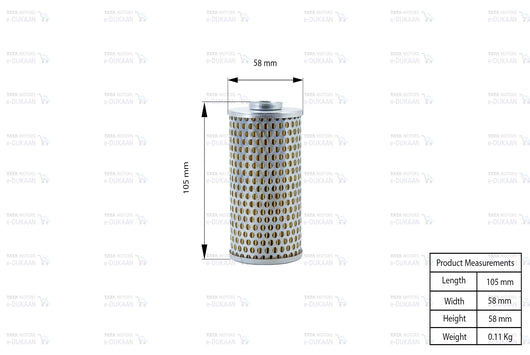 Steering Oil Filter - TATA 1216