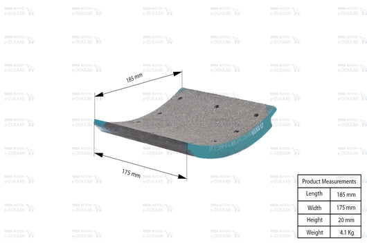 Brake Lining Front - TATA ULTRA T14