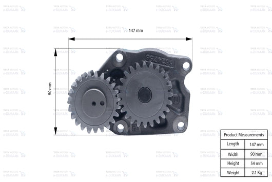 Engine Oil Pump - TATA 1518